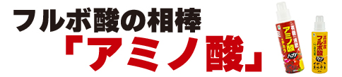 フルボ酸の相棒「アミノ酸」