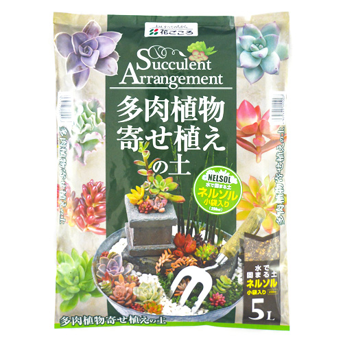 多肉植物寄せ植えの土